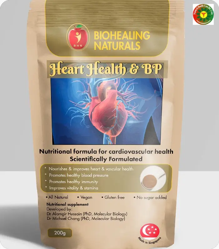 Heart Health & Blood Pressure – Natural Supplement for Cardiovascular Support